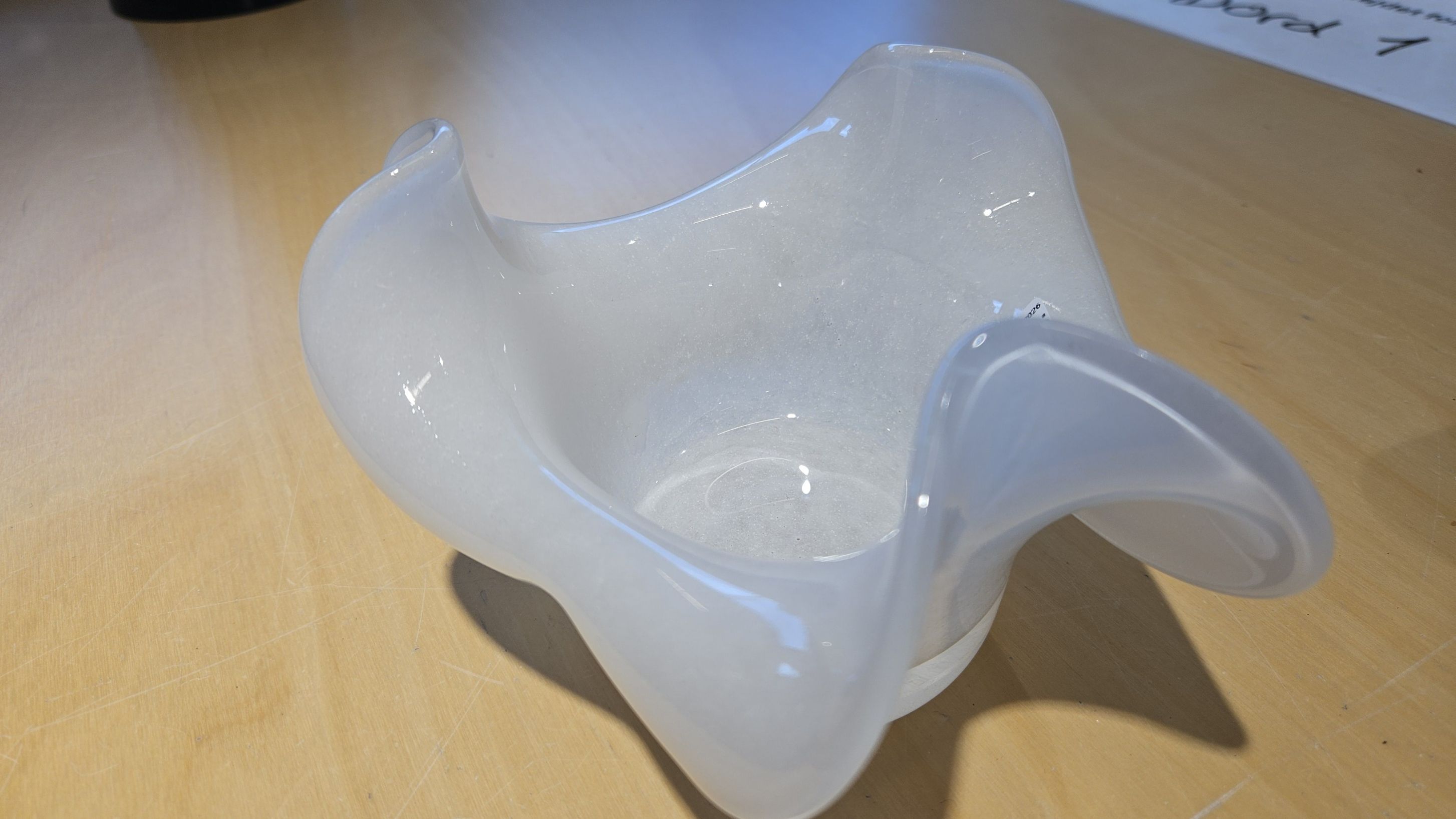 Glas skål evt til lys