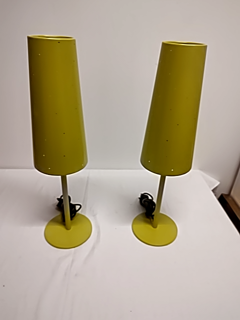 Gul bordlampe