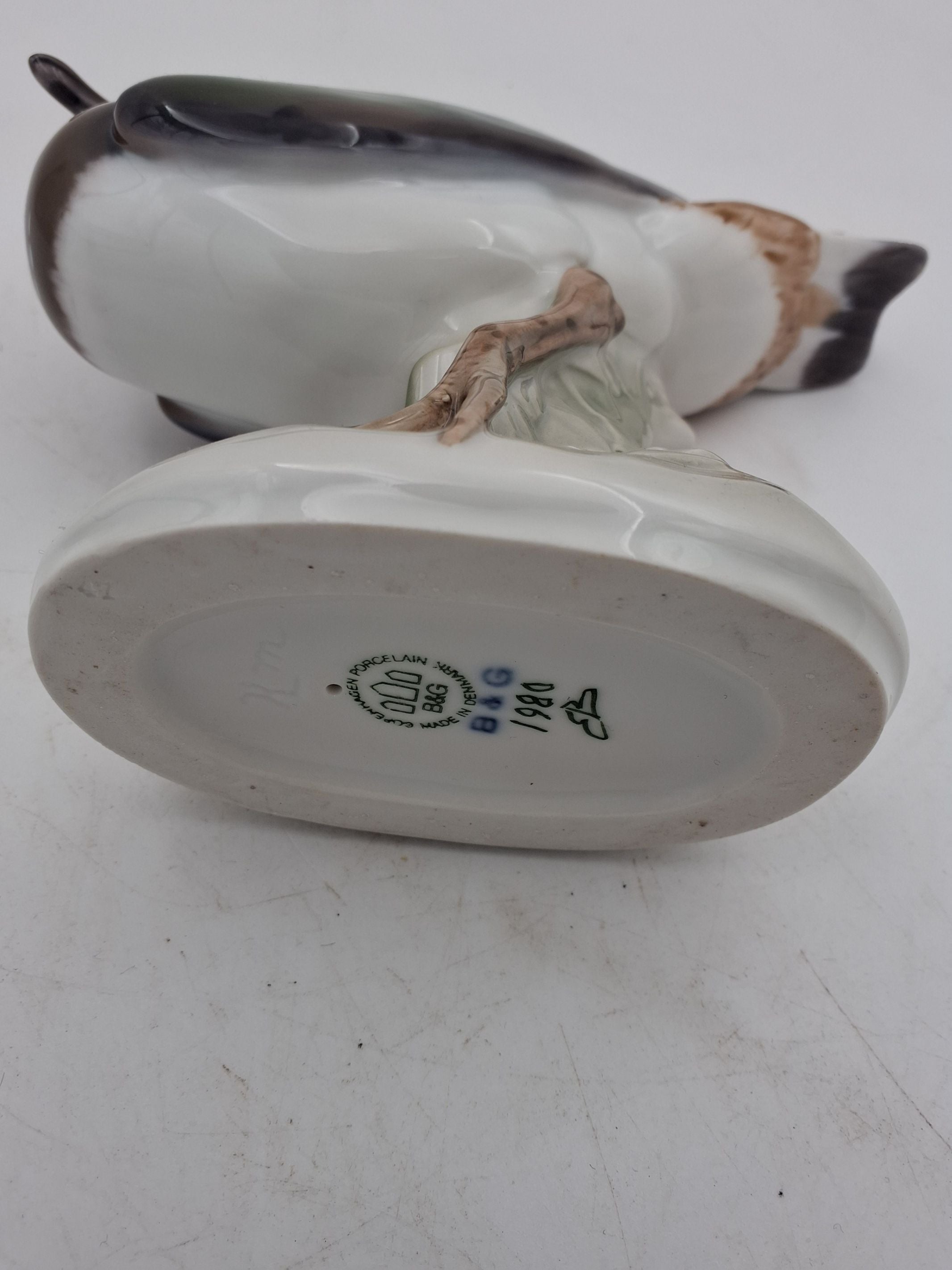 B&G porcelænsfigur af en vibe, model nr. 1980