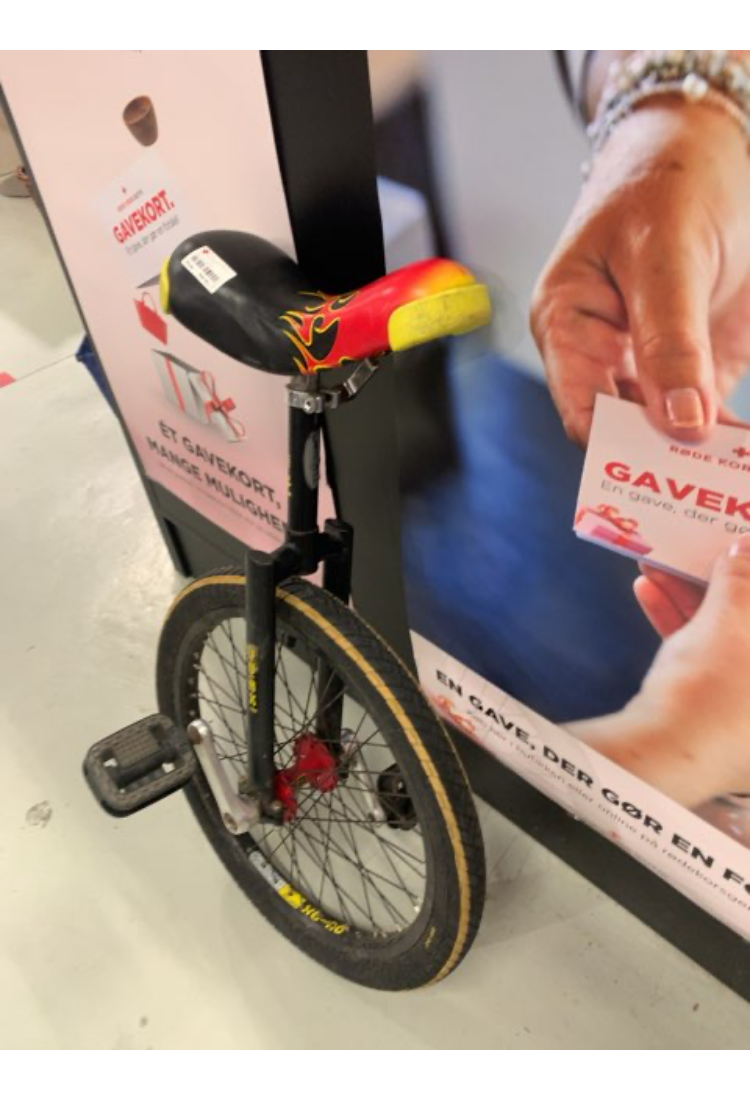 Et hjulet cykel
