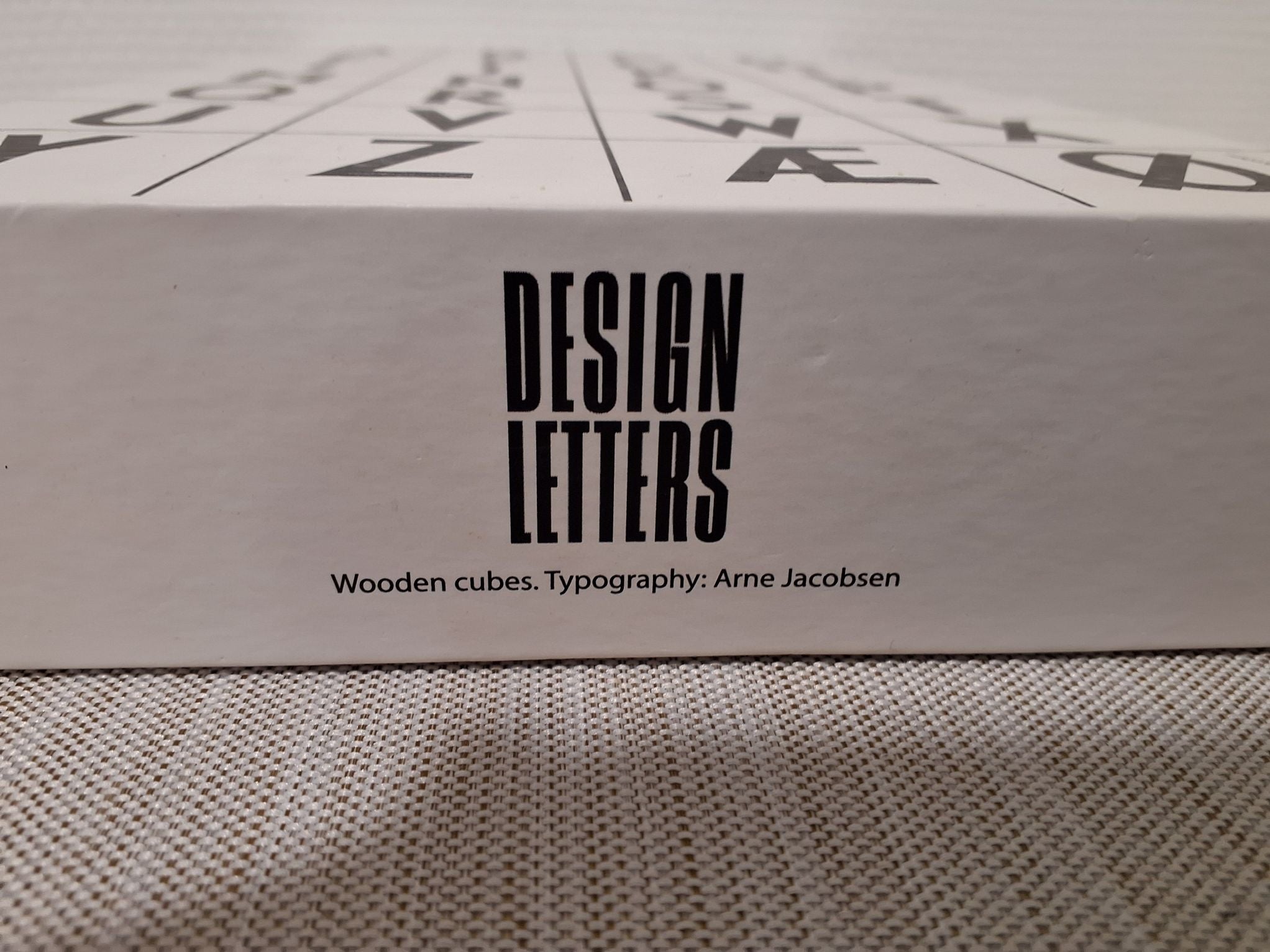 Design letters by Arne Jacobsen