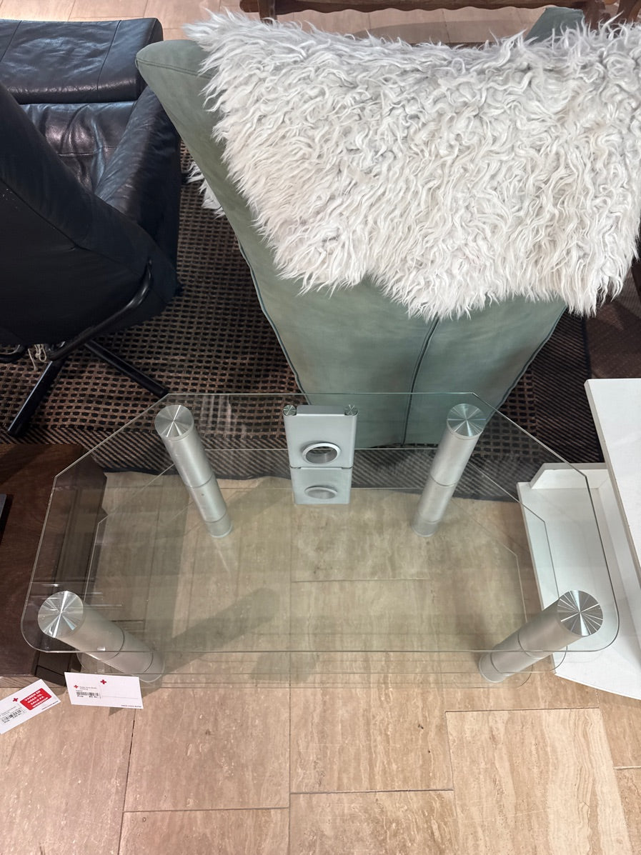 TV bord i glas