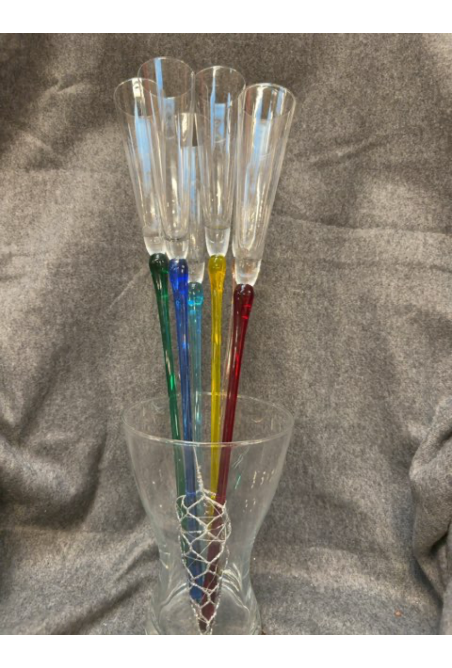 Champagneglas uden fod