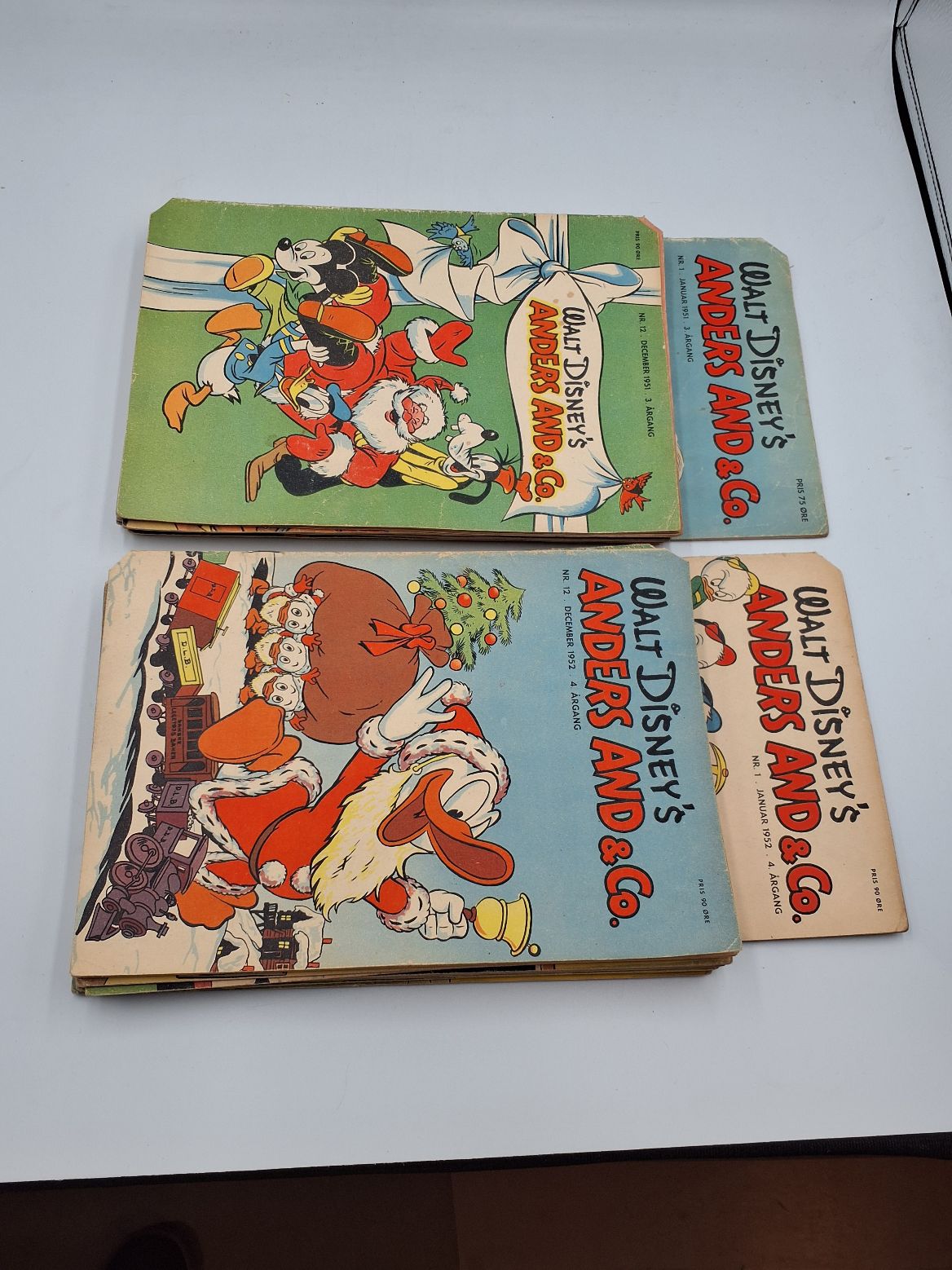 Anders And serie 1951-52 komplet