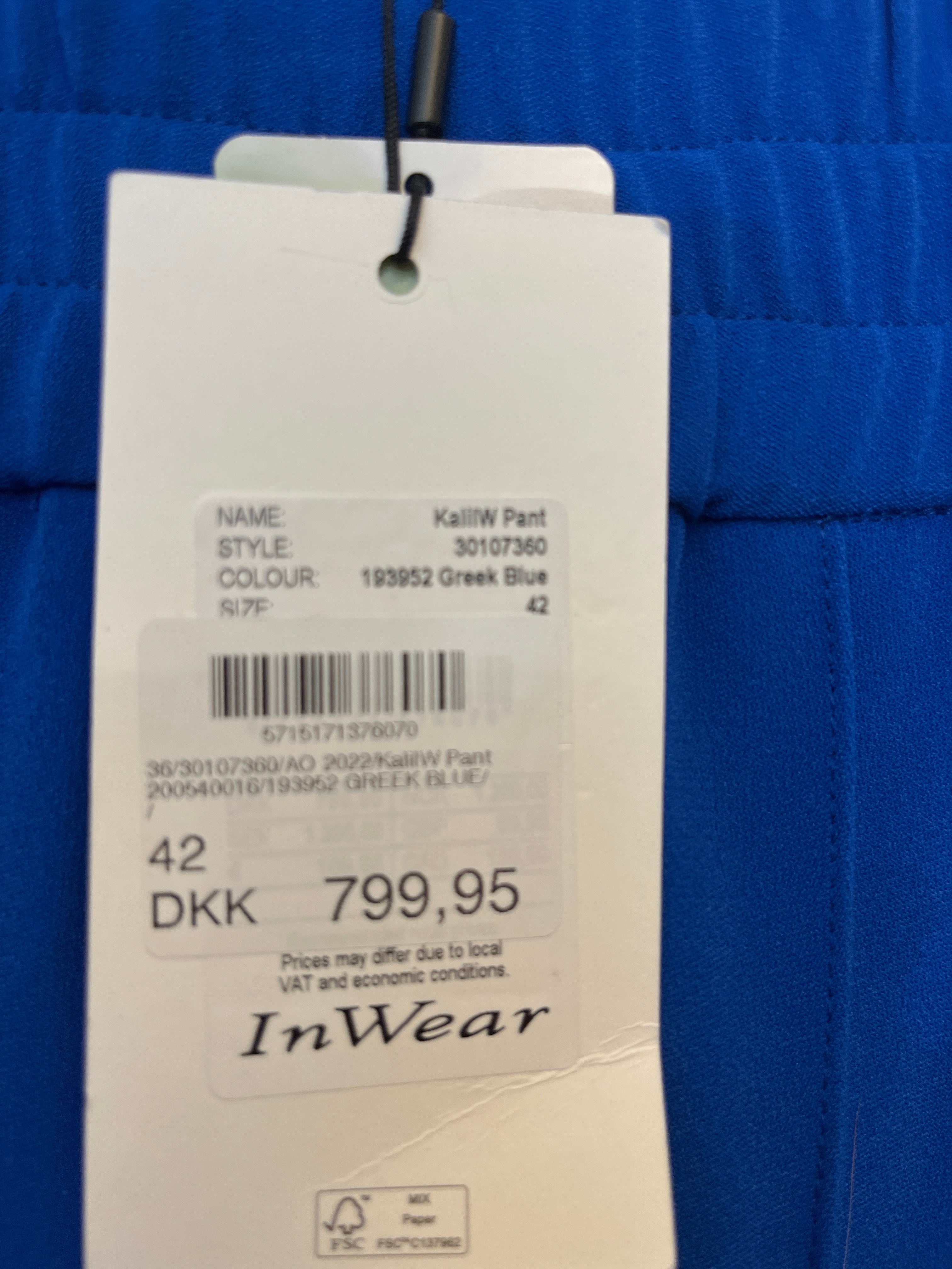 Inwear Buks Greek Blue