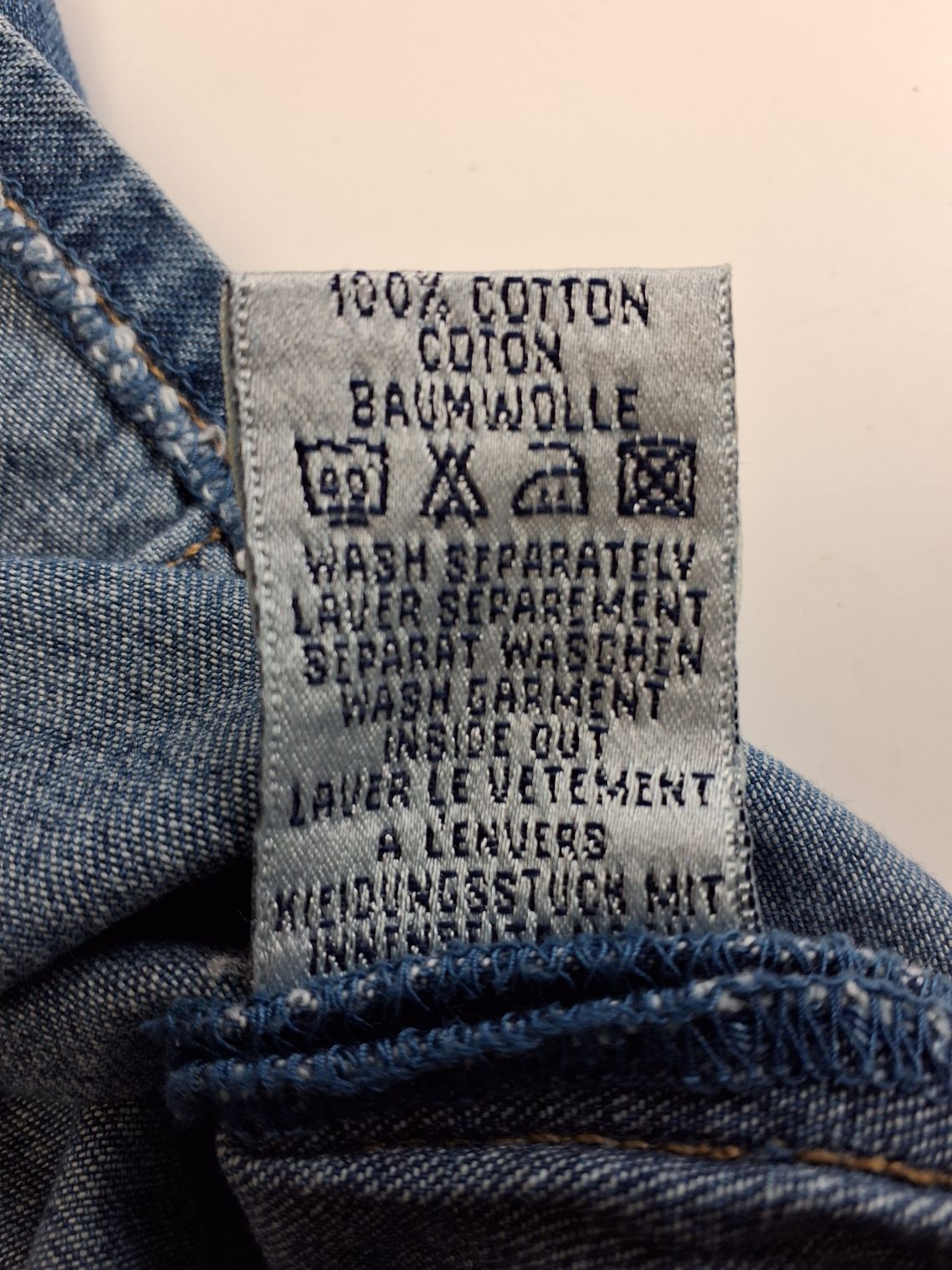 N.L. Jeans Skjorte