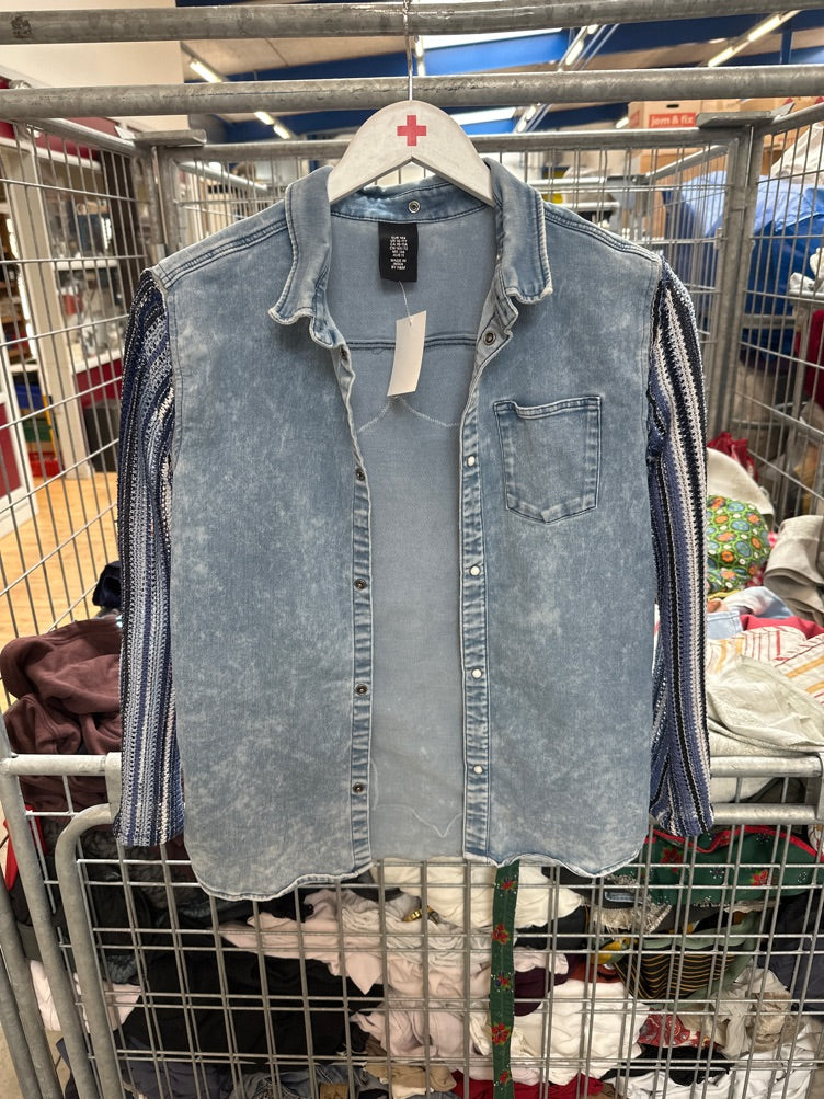 Upcyklet skjorte fra H&M