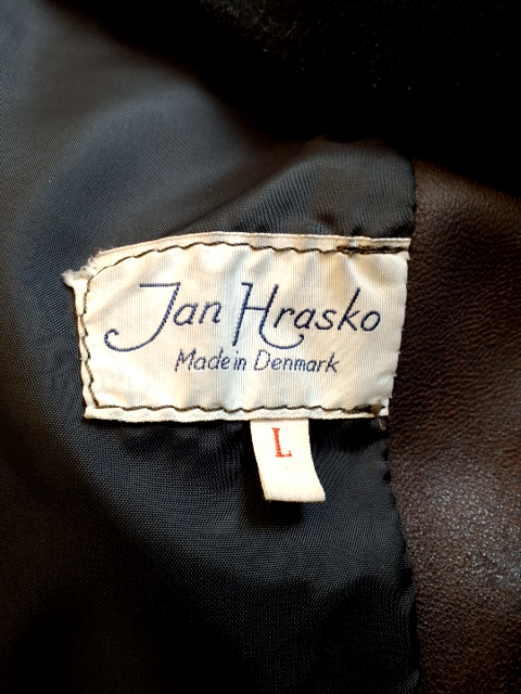 Jan Hrasko Læder Jakke