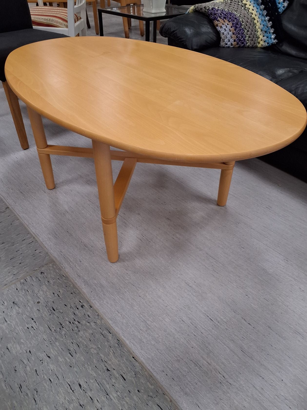 Haslev sofabord oval