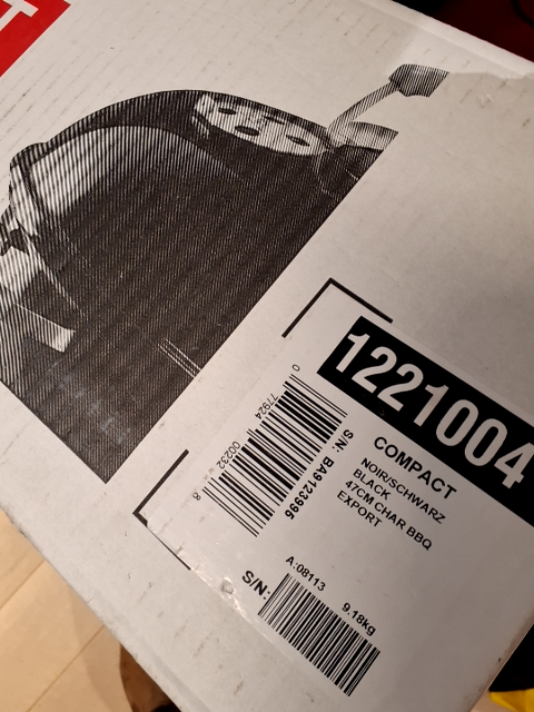 WEBER 47 cm Kuglegrill - Helt ny