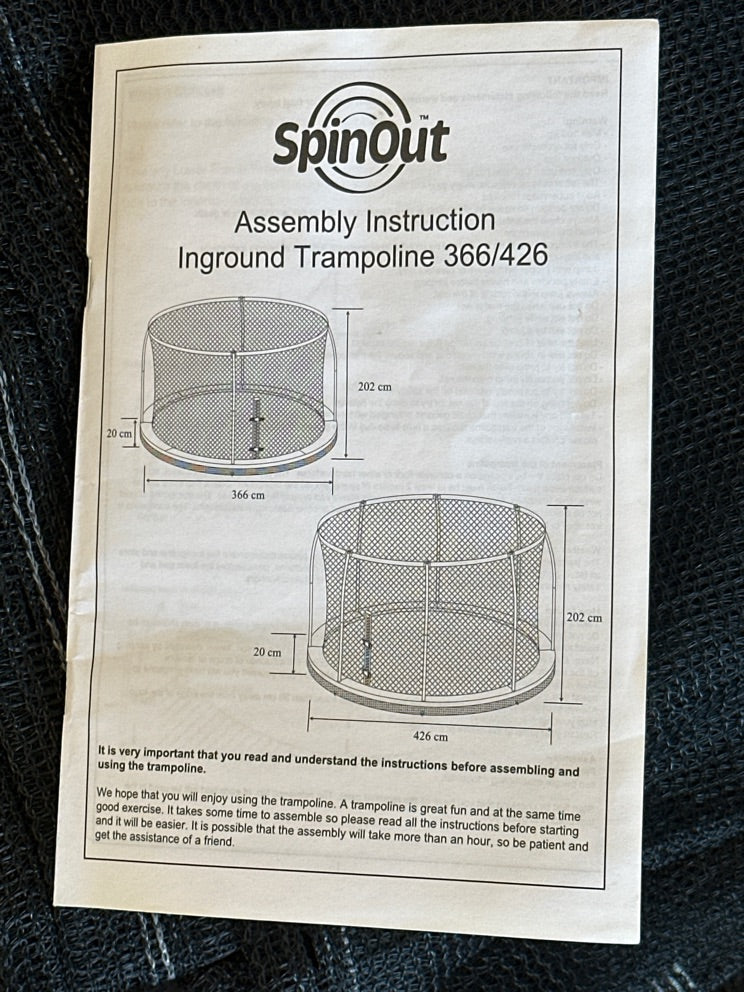 Net til trampolin