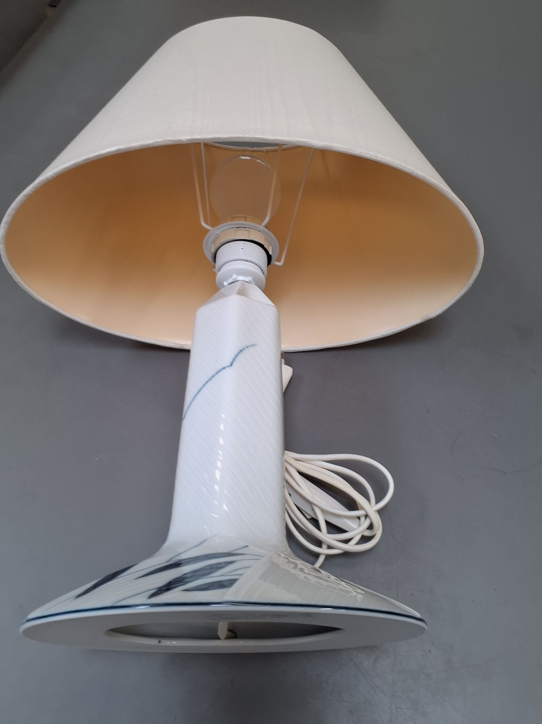 Royal Copenhagen lampe med skærm