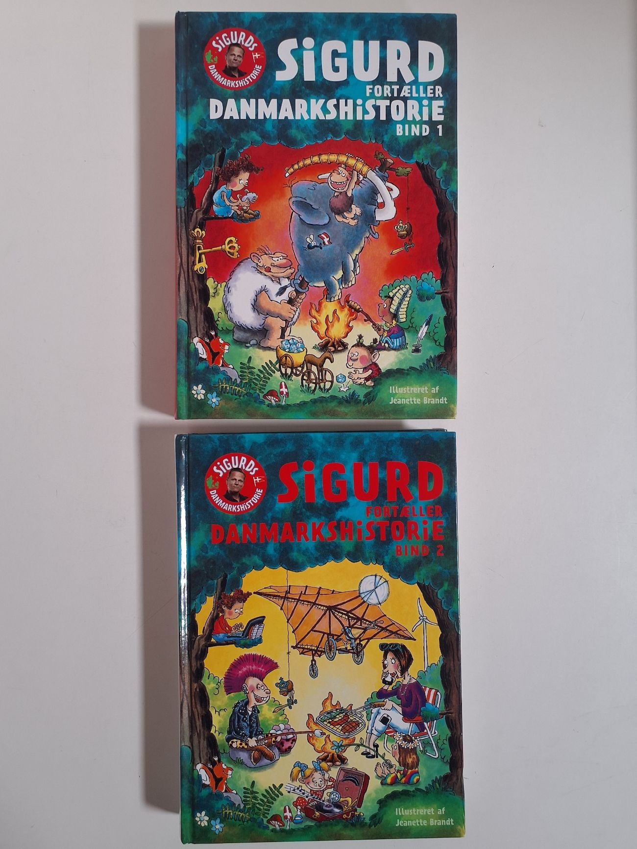 Sigurd fortæller danmarkshistorie bind 1+2
