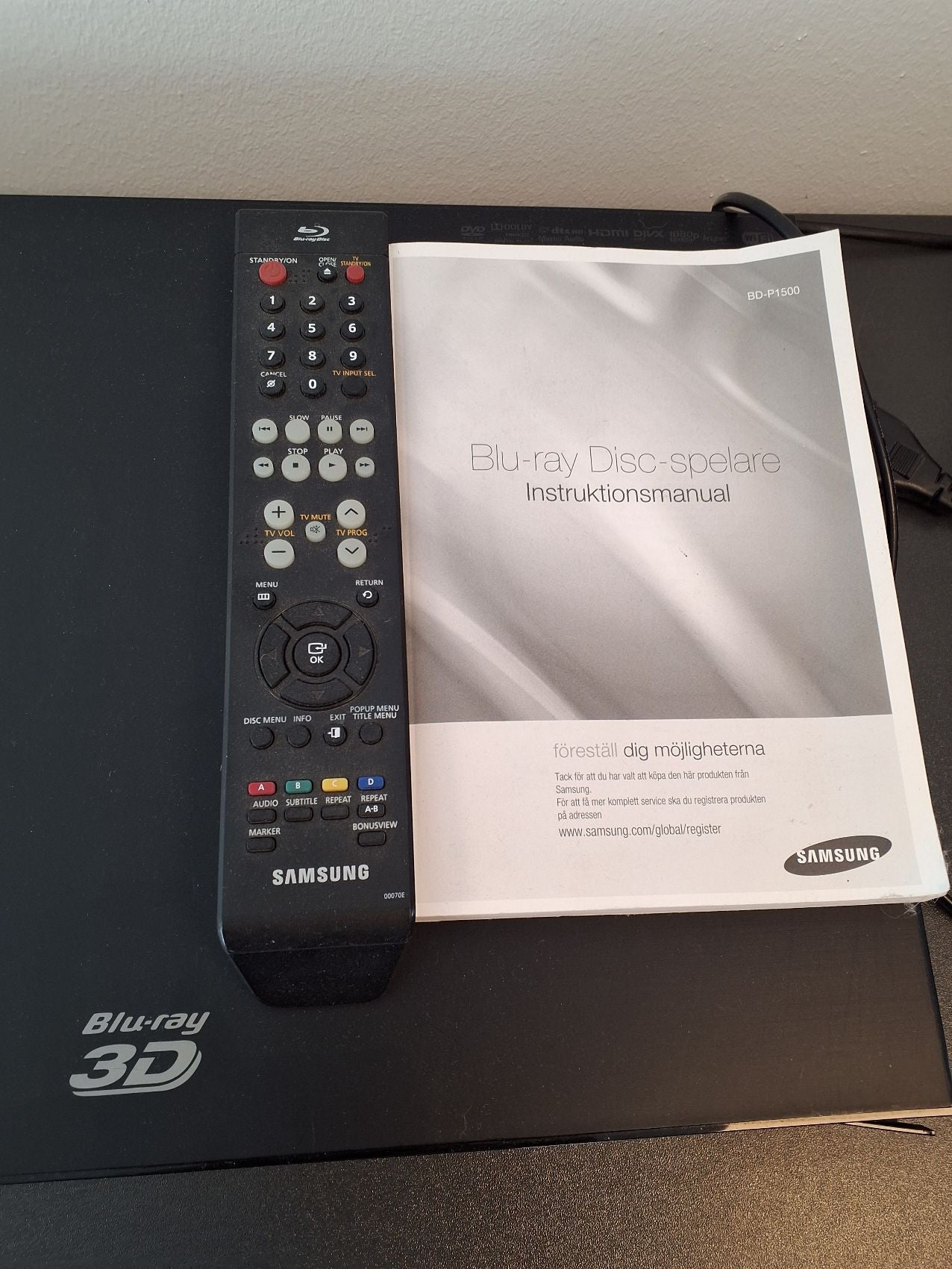 Samsung Blu-ray spiller
