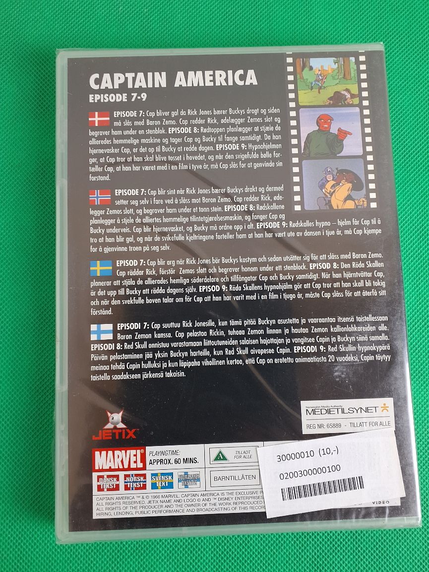 Dvd Captain America (Vol.1-4)