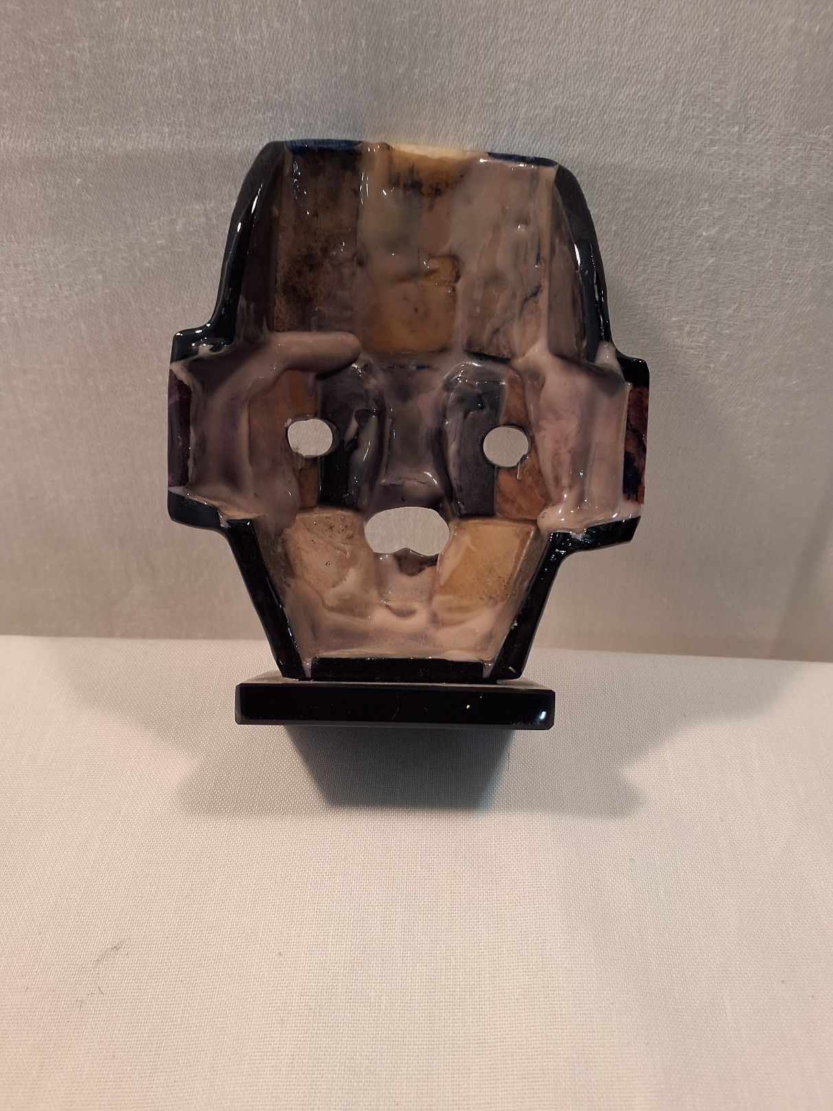Mexicansk maske på fod.