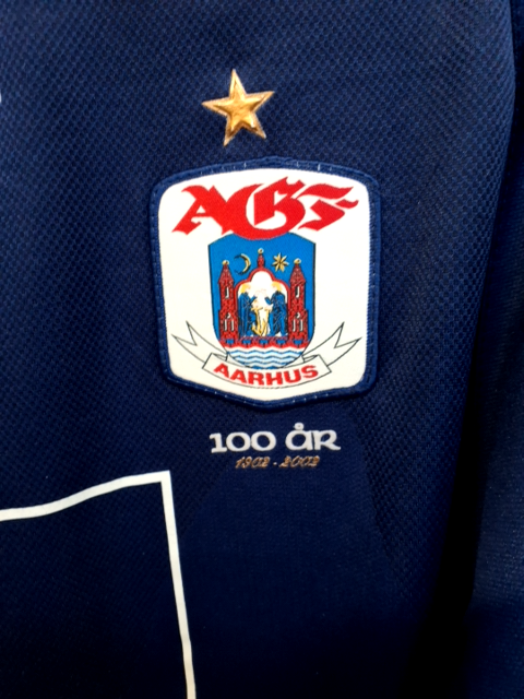 Blå AGF t-shirt