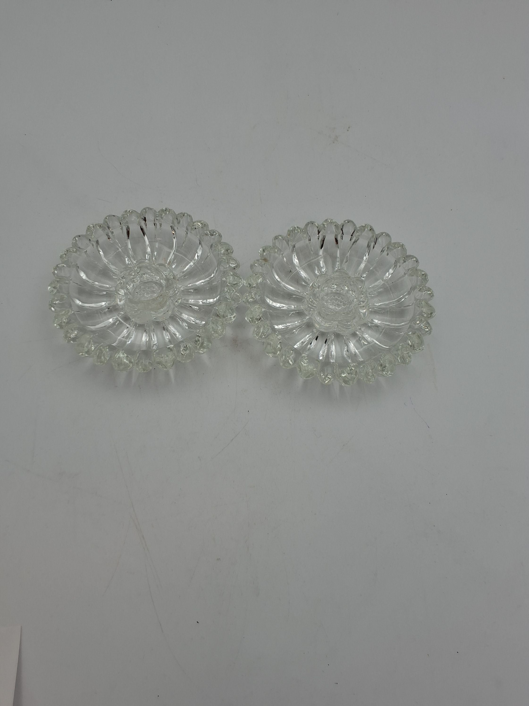 2 Hazel Atlas Lysestager