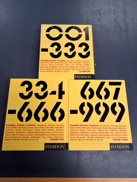 Phaidon Design Classics - Vol. 1, 2 og 3