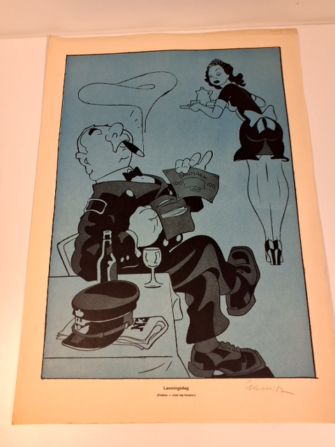 Håndlavet farvetryk fra 1947?