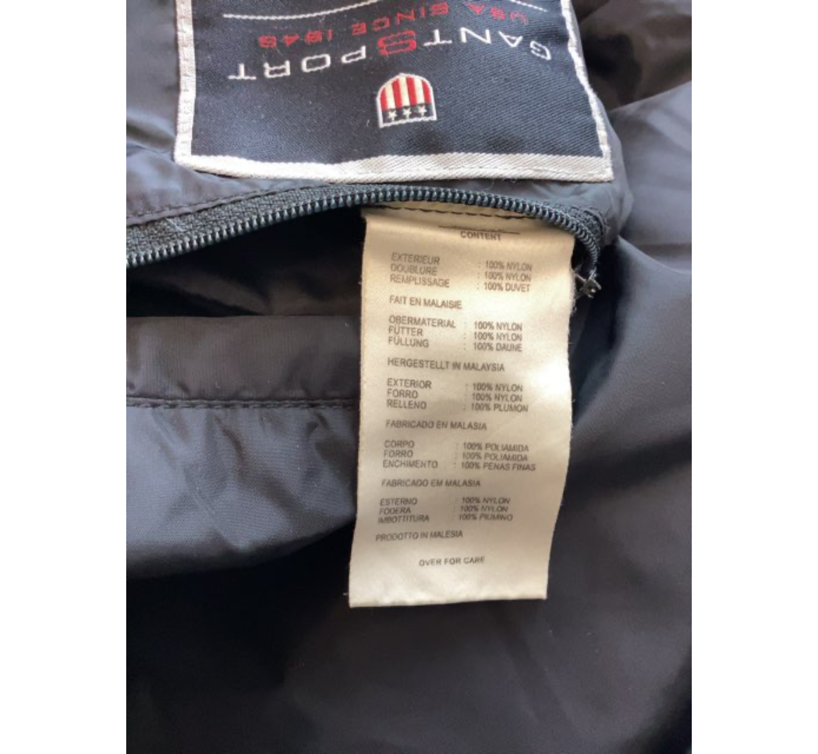 Gant sport dunjakke (O836)