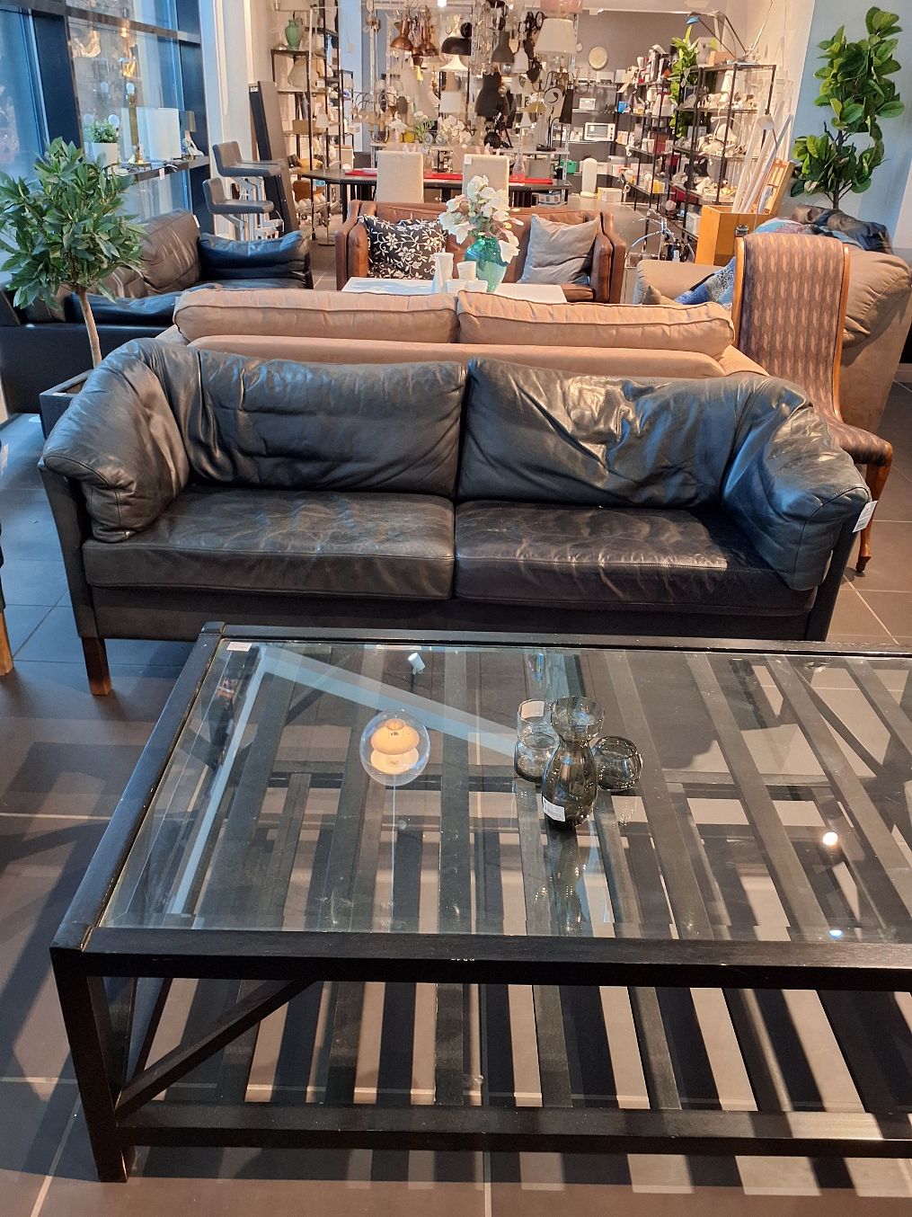 Sofa i læder