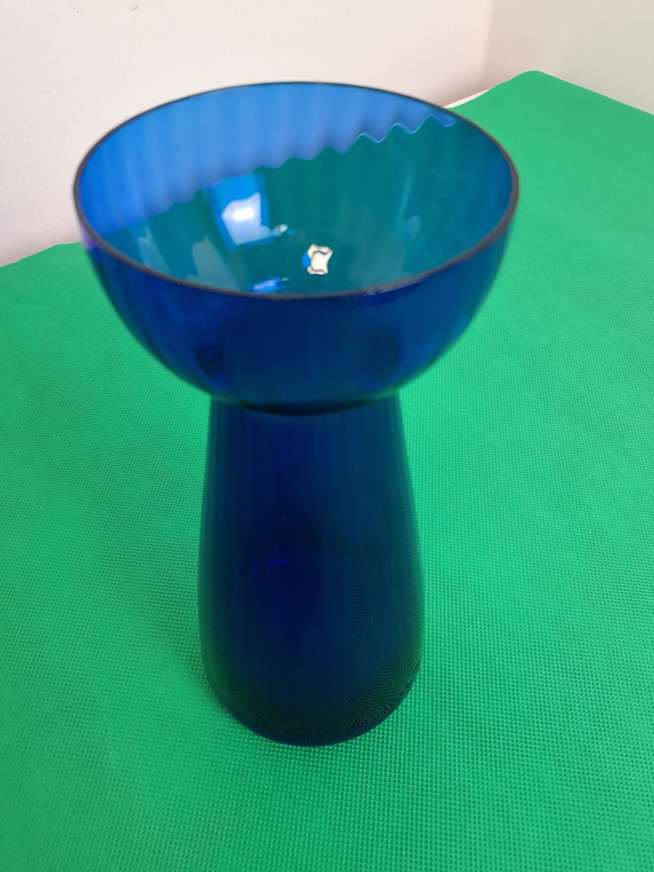 Blåt Hyacint/løg glas