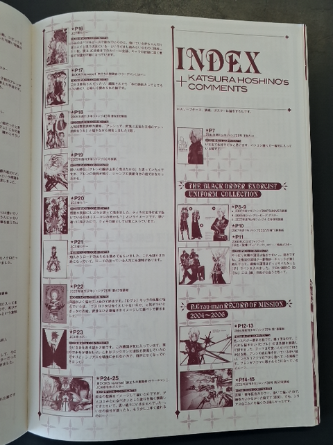 D. Gray man illustrations
