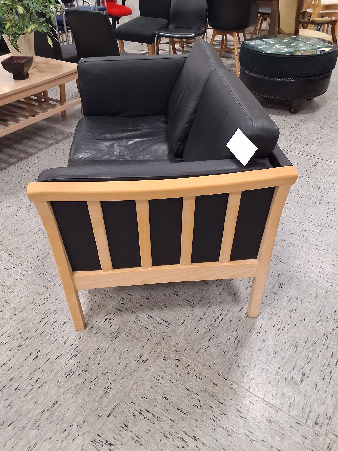 2 ps læder sofa