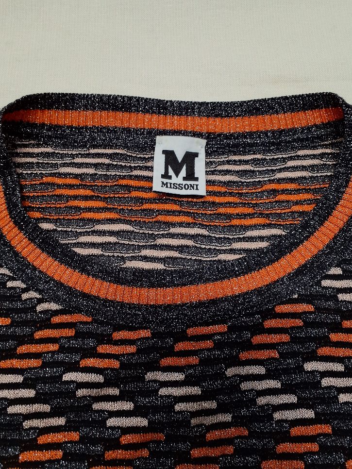 Missoni Bluse sort/orange