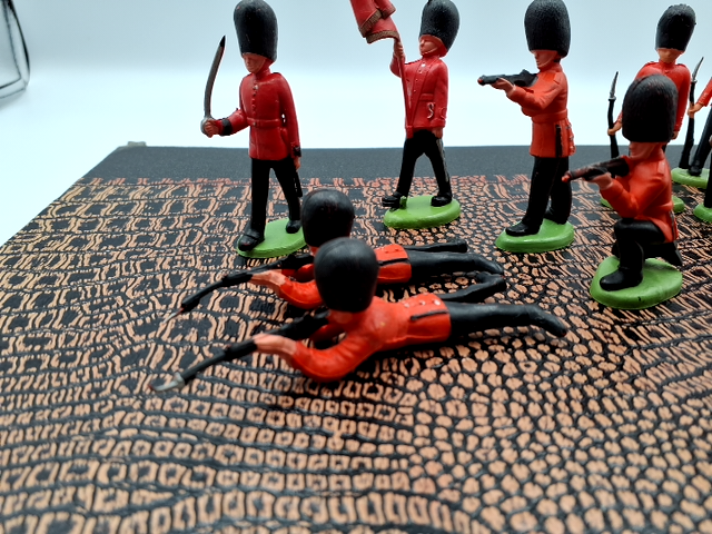 Samling af VTG Britiske Scots Guard regimet