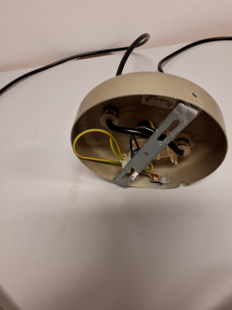Loftlampe med 2 pendel
