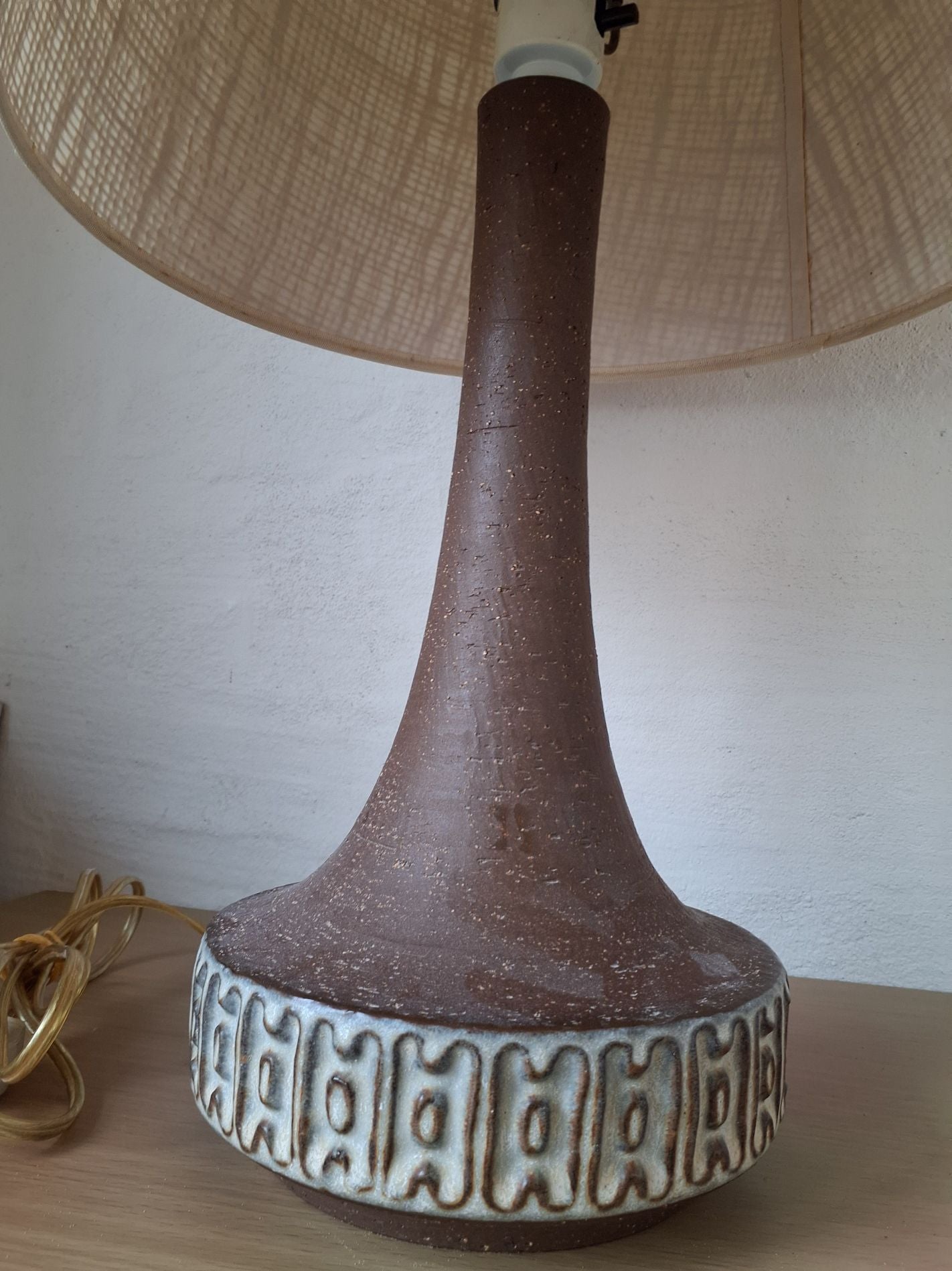 Chamotte keramik lampe
