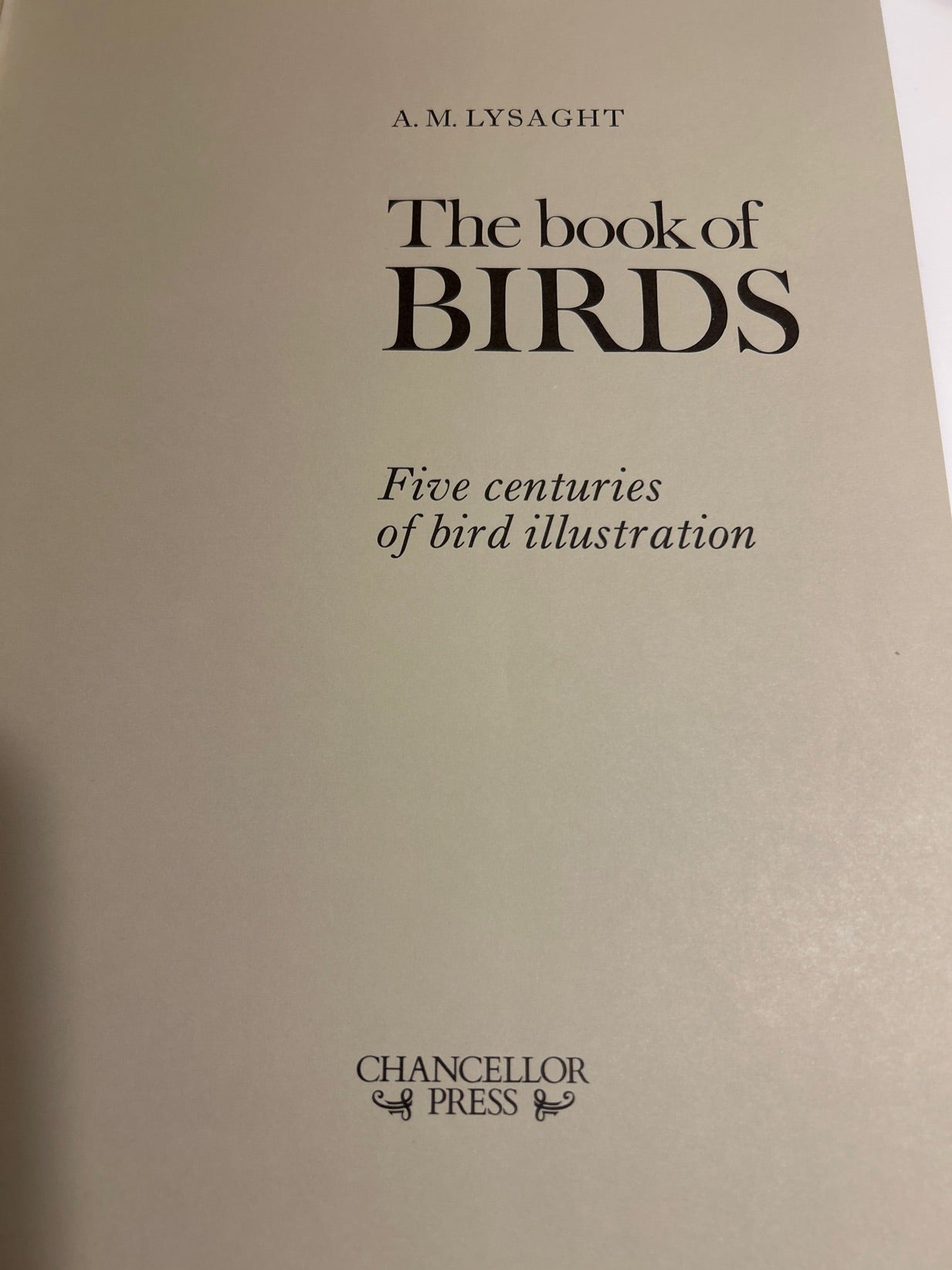 The Book of Birds
