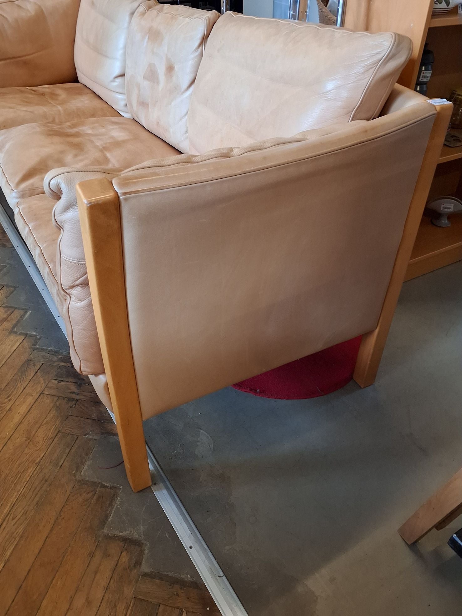 3-personers lædersofa