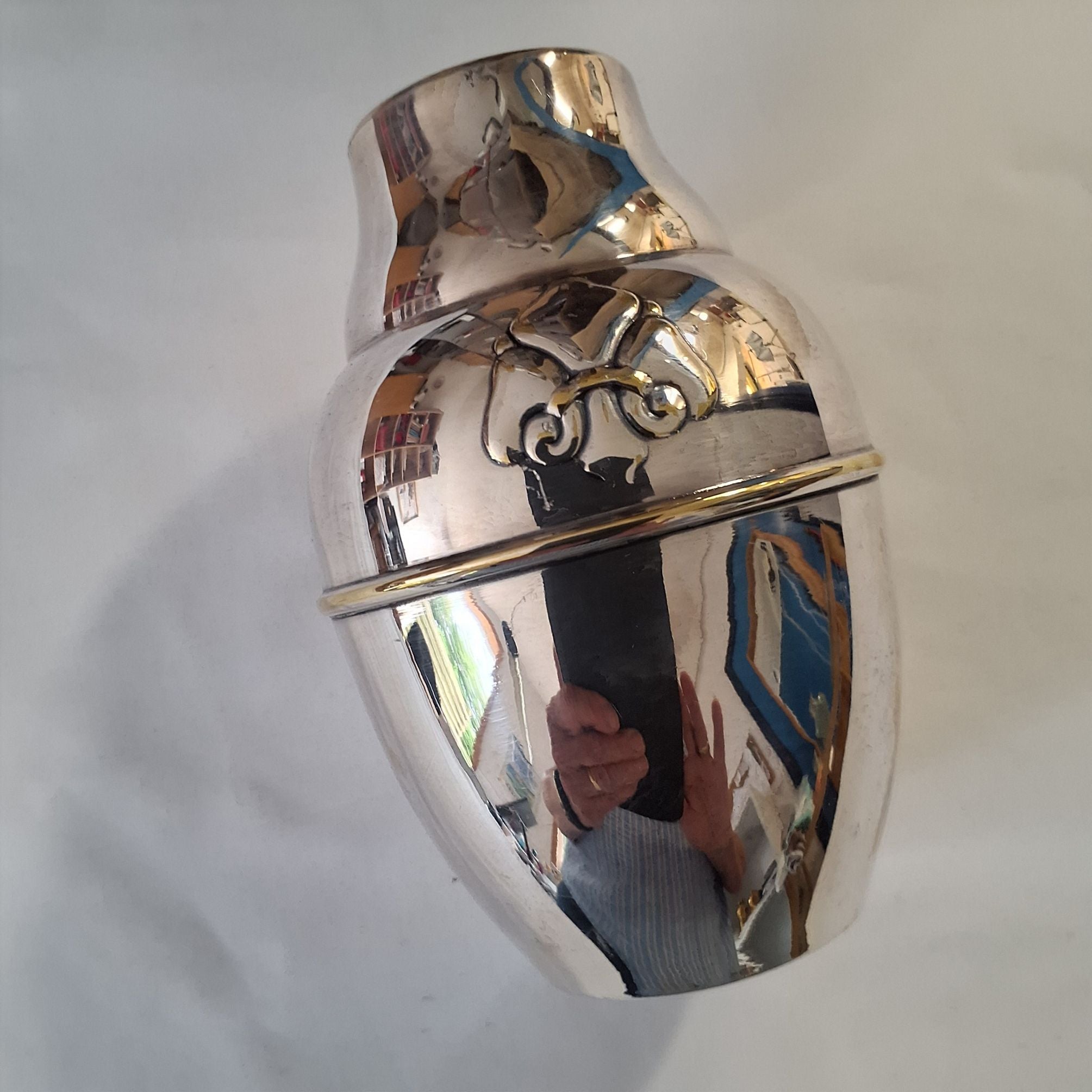 Sølv vase uden glas indsats