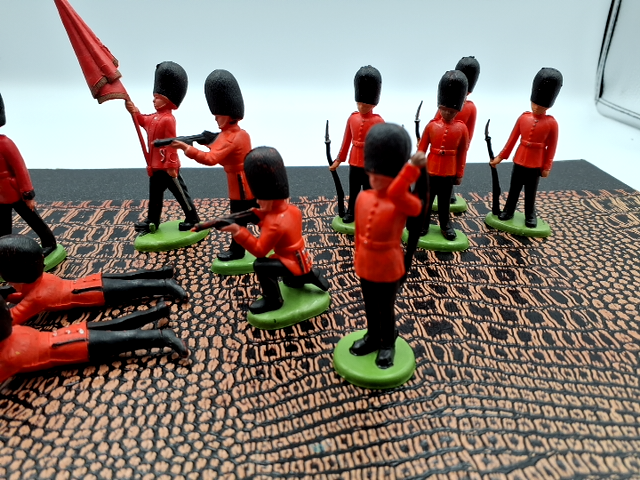 Samling af VTG Britiske Scots Guard regimet