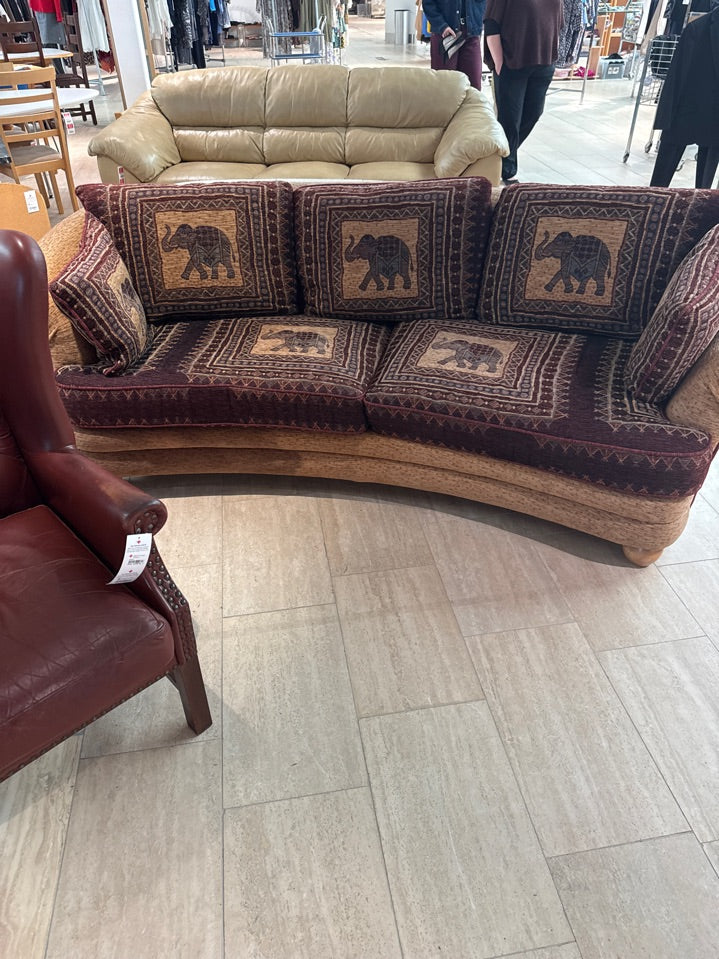 Sofa bued m. Elefanter
