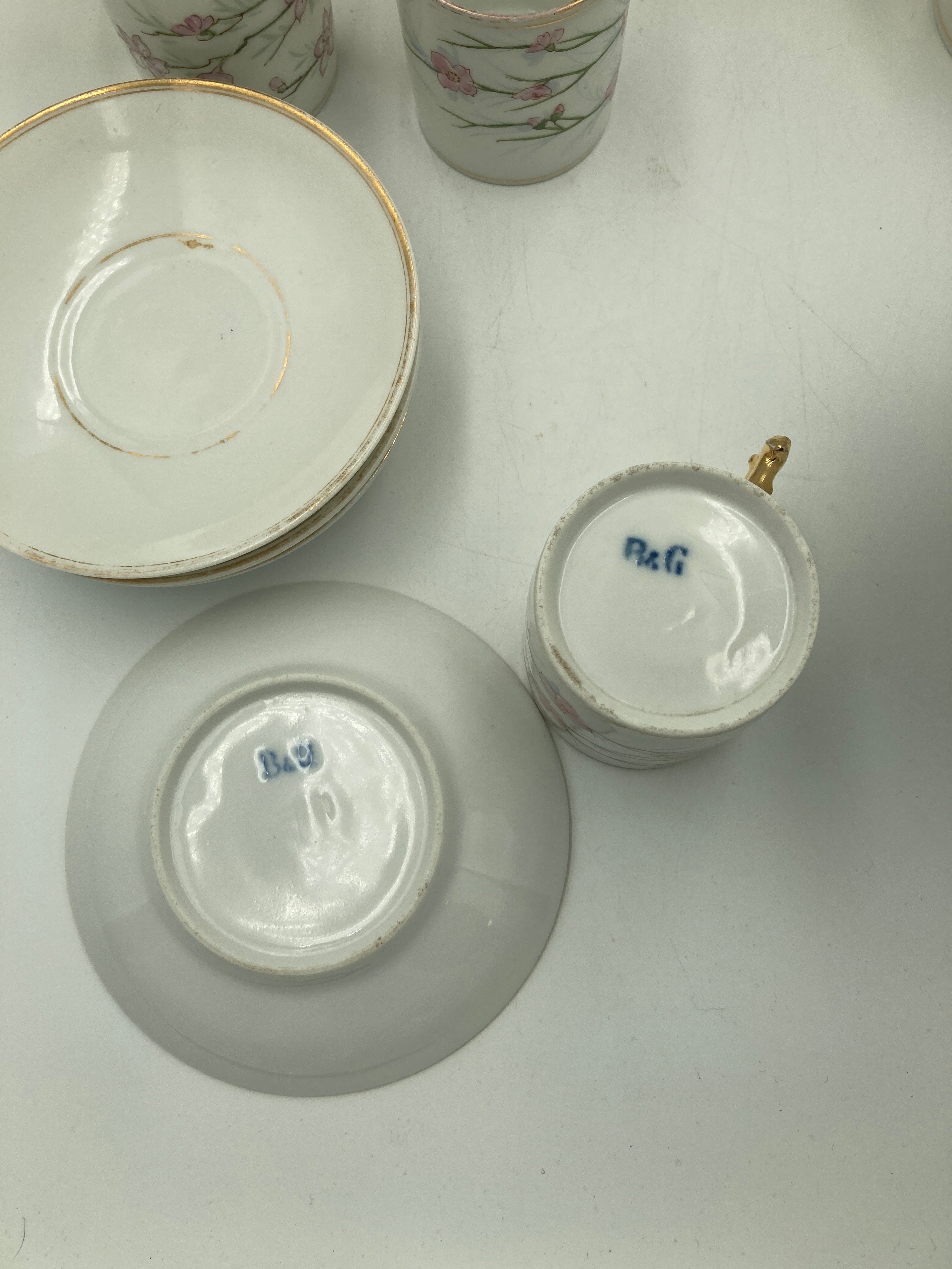 B&G antikt kaffestel (1855-1900)