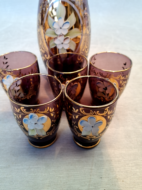 Murano Glas Karaffel med Glas