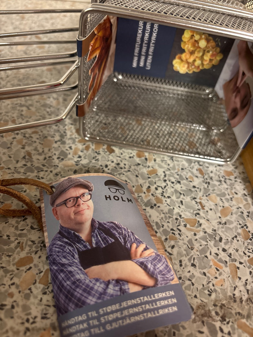 Holm støbejernstallerkner