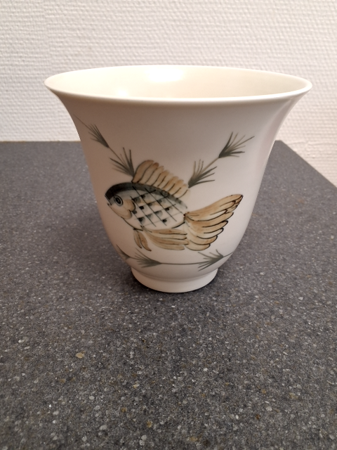 Lyngby vase fisk