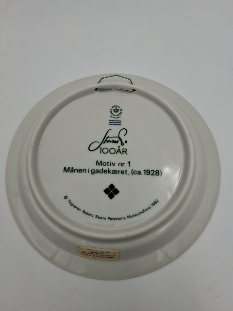 Jubilæums platter, Storm P, Royal Copenhagen