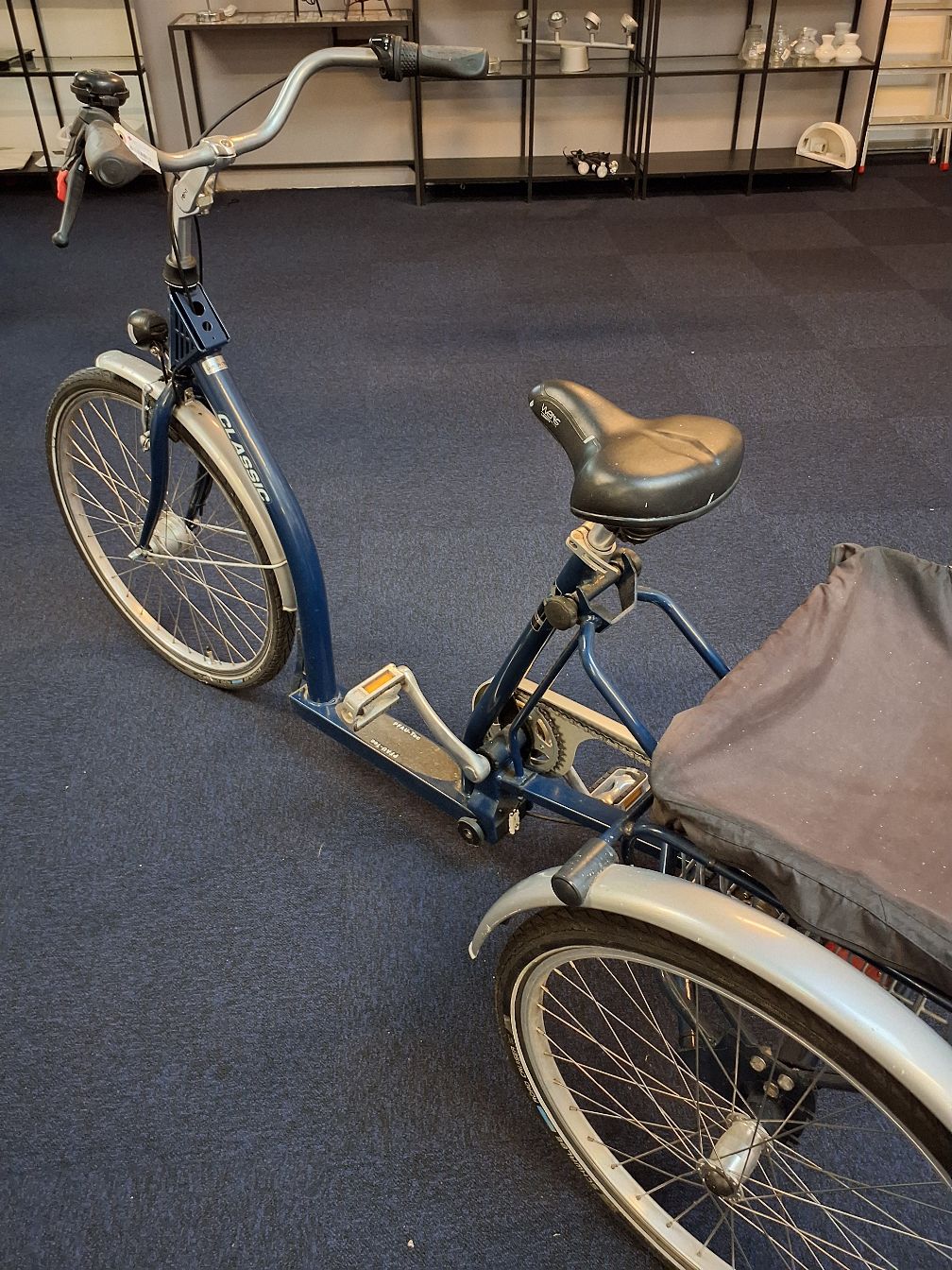 3-hjulet cykel m. bagagekurv