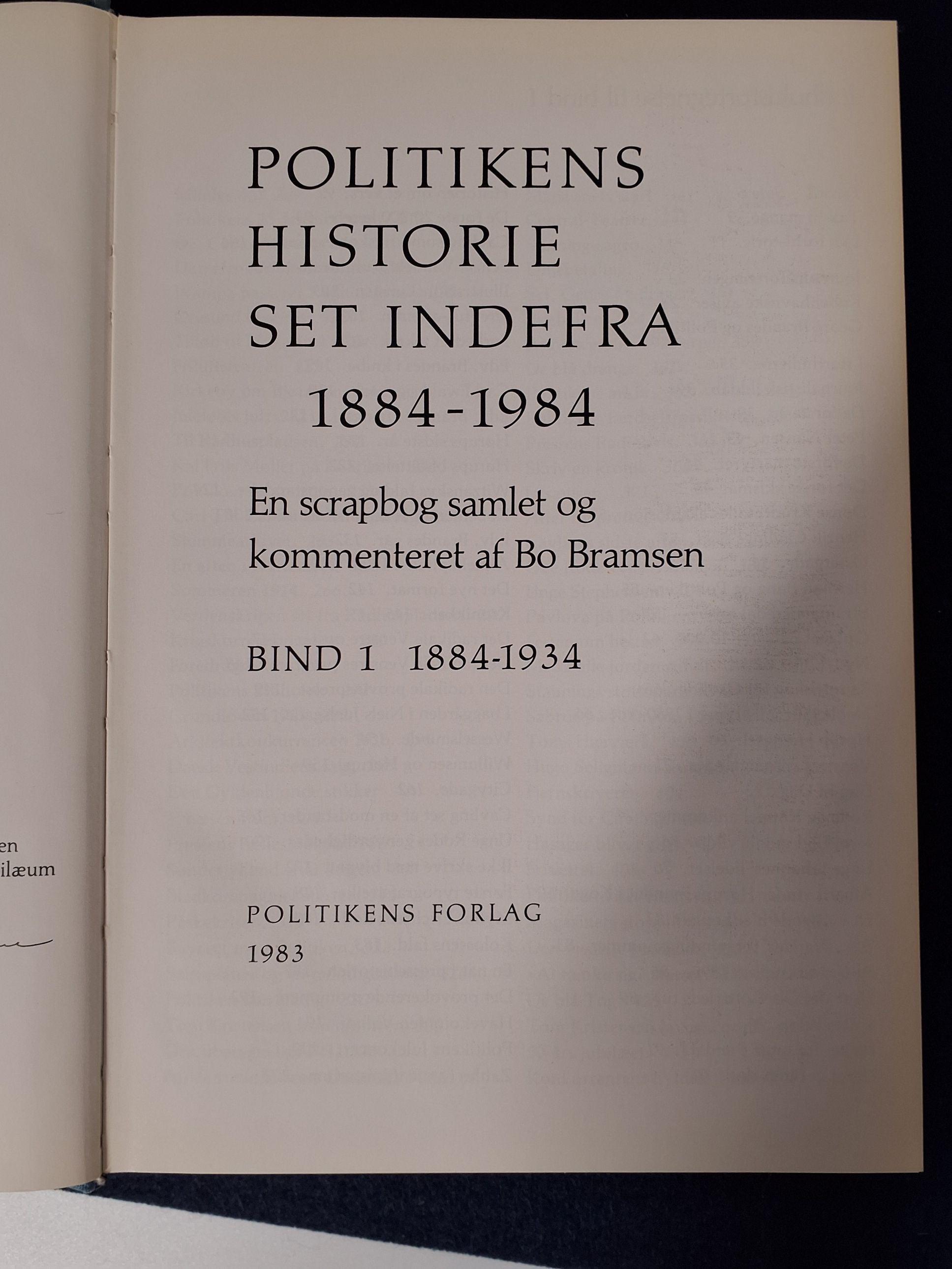 Politikens historie 1884-1984