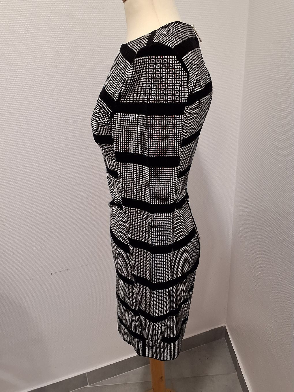 Balmain Kjole med glas sten
