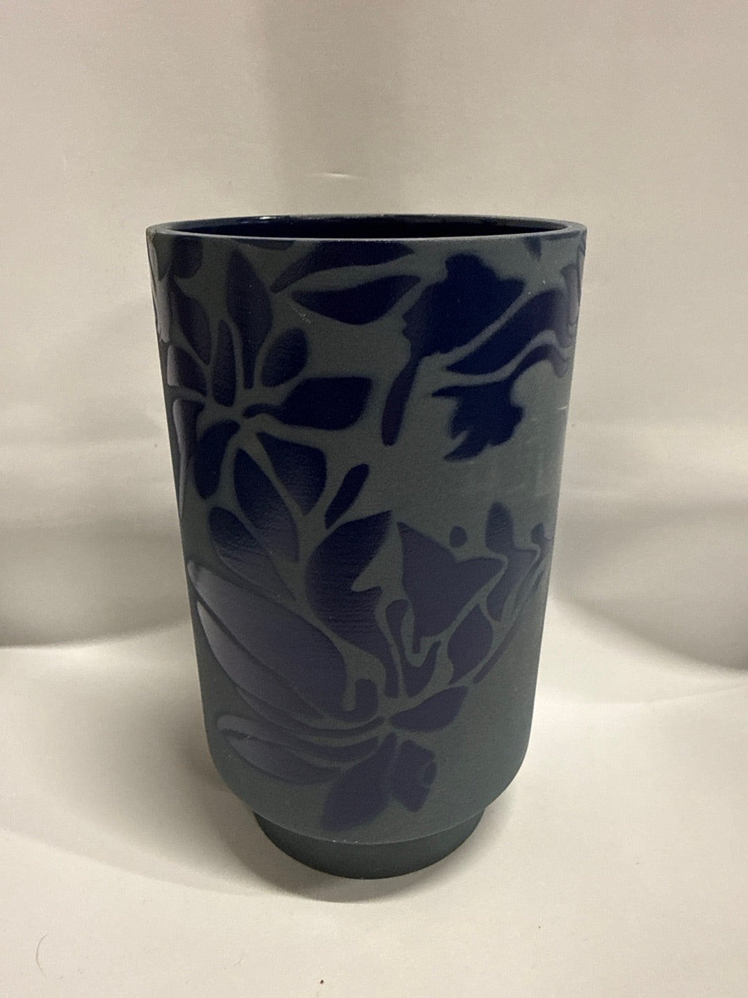 Vase blå "Kahler"