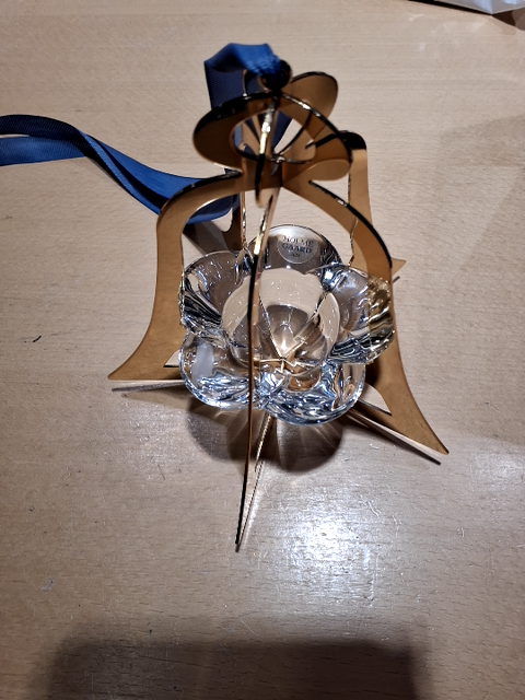 Holmegaard Forgyldt klokke Lysholder