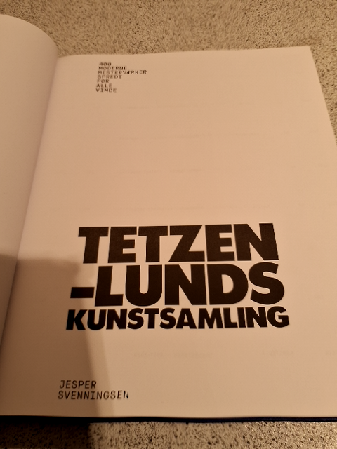 Bog: Tetzen-Lunds Kunstsamling