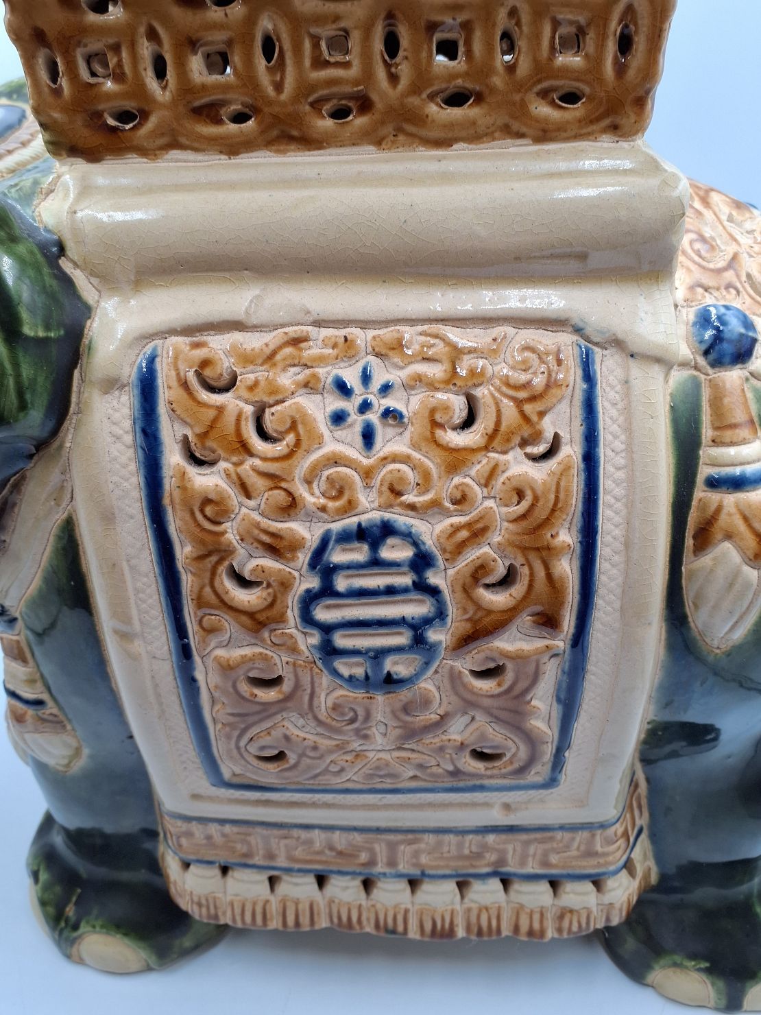 Retro blomsterpedestal